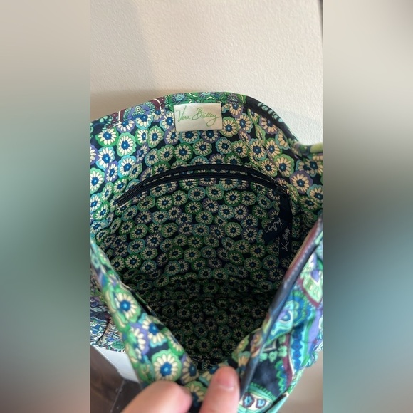 Vera Bradley Blue Rhapsody Saddle Quilted Shoulder Crossbody Bag - Picture 2 of 6